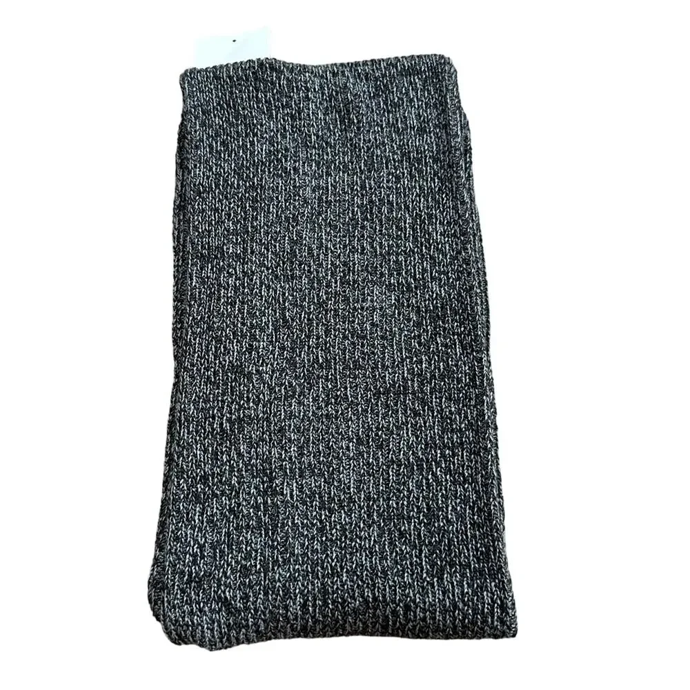 RAVENLAKE Roots73 Knit Scarf Deep Charcoal New NWT TM45134 Unisex